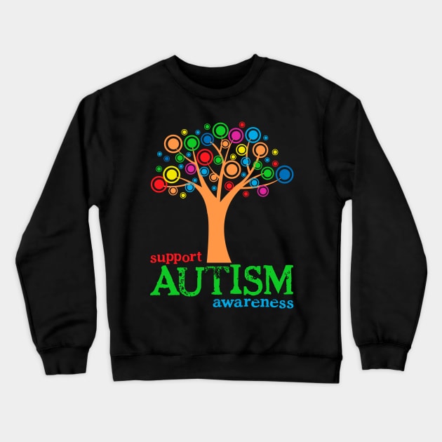 Support Autism Crewneck Sweatshirt by b34poison